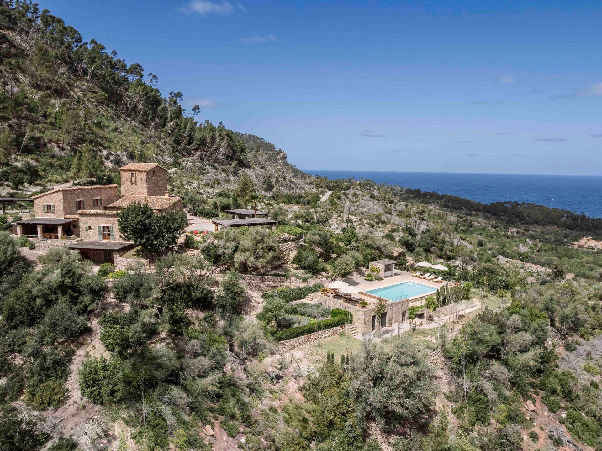 Villa Son Balagueret, роскошная вилла в Valldemossa/Deià, Майорка